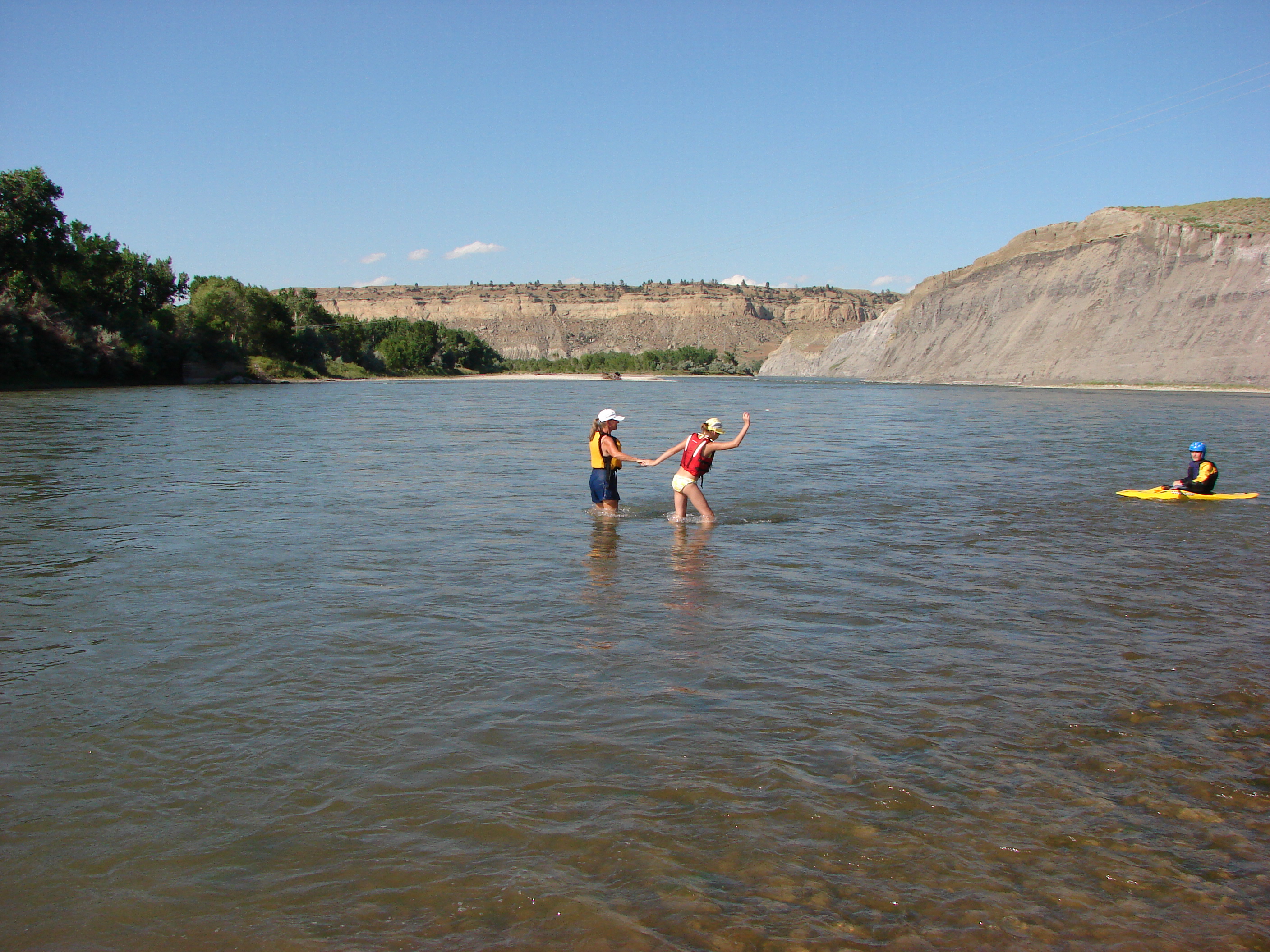 We even decide to swim the KOA rapids!