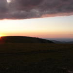 The sunset was beautiful.  Later, we could see the fireworks in Billings, Red Lodge, Laurel and Hardin.