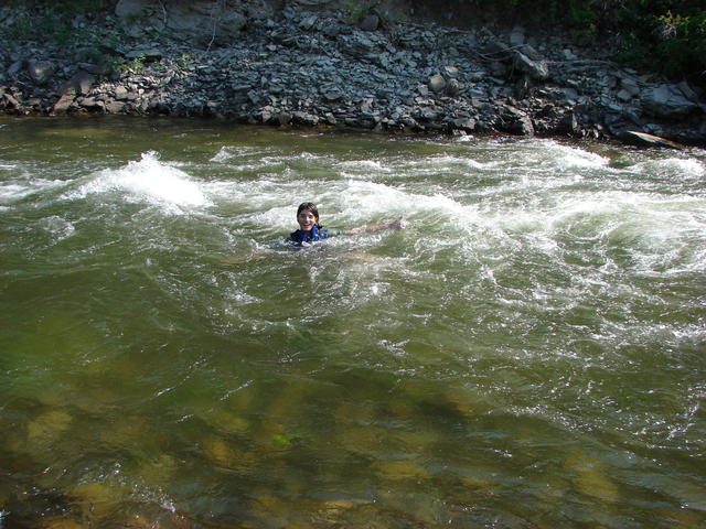 It would have been a nice campsite, but we'd only been on the river about an hour.