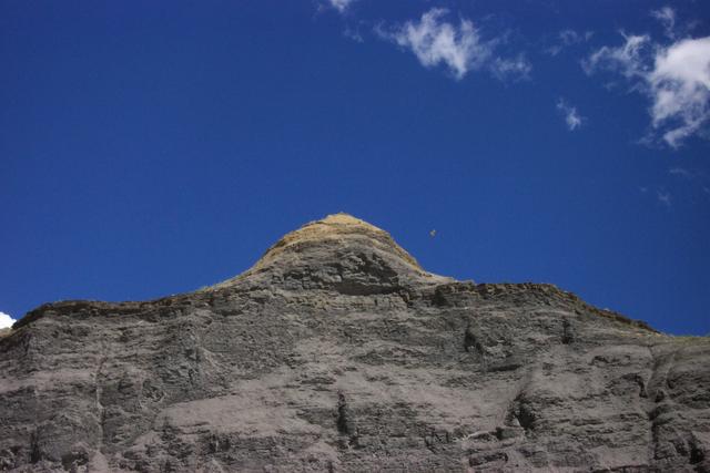 There were a couple of birds on this peak.