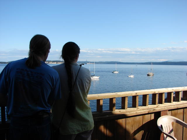 We had a great hotel.  This is the view from our balcony.