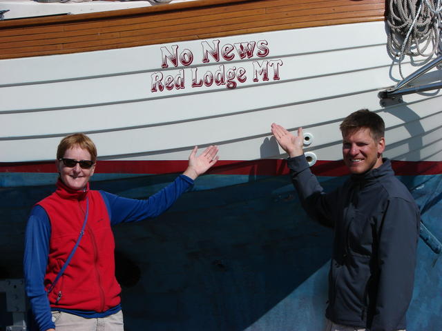 While walking around the beach area, James and LW discover a very interesting boat.