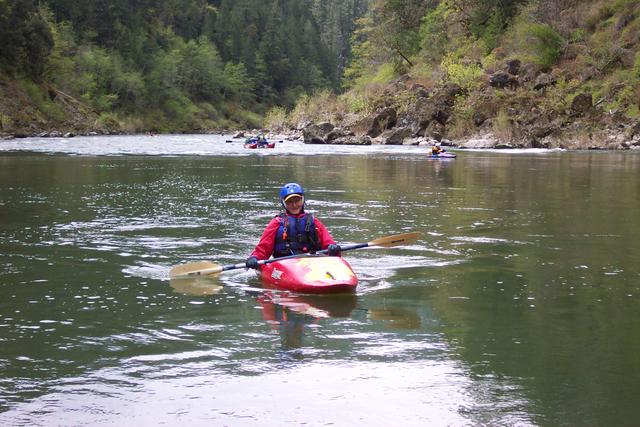 Linda W is so happy to be on the Rogue!  She could be at work!