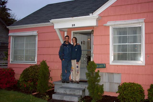 This is their house.  Lindsay loves the color.