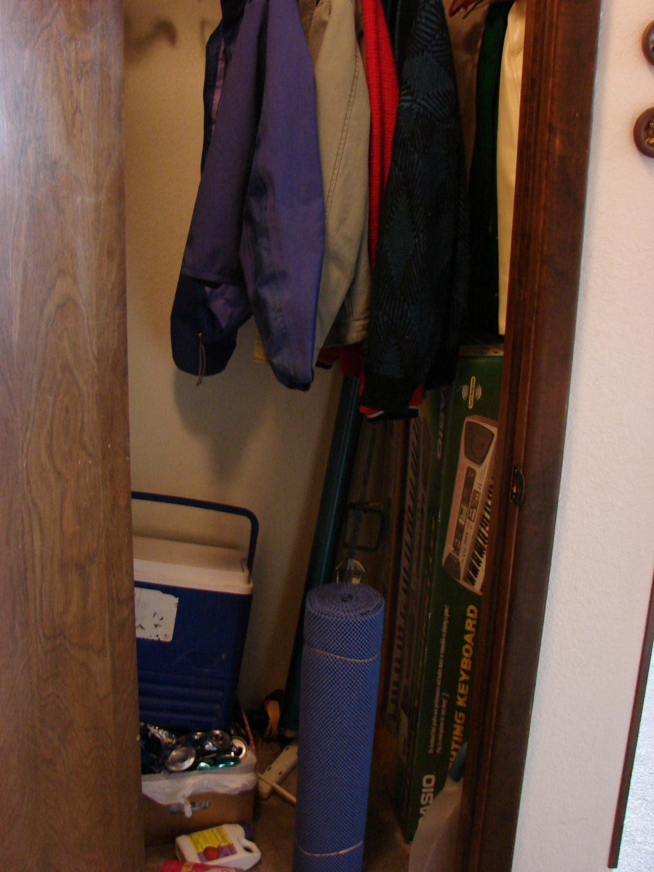 Hall closet