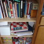 Lots of recipe books.  A couple are from WWII era and were my mom's