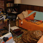 books, pillows, bean bags, etc.