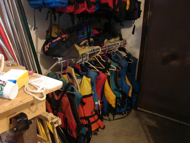 life jackets-some mine, some Post's