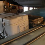 My big ice chest and dry box