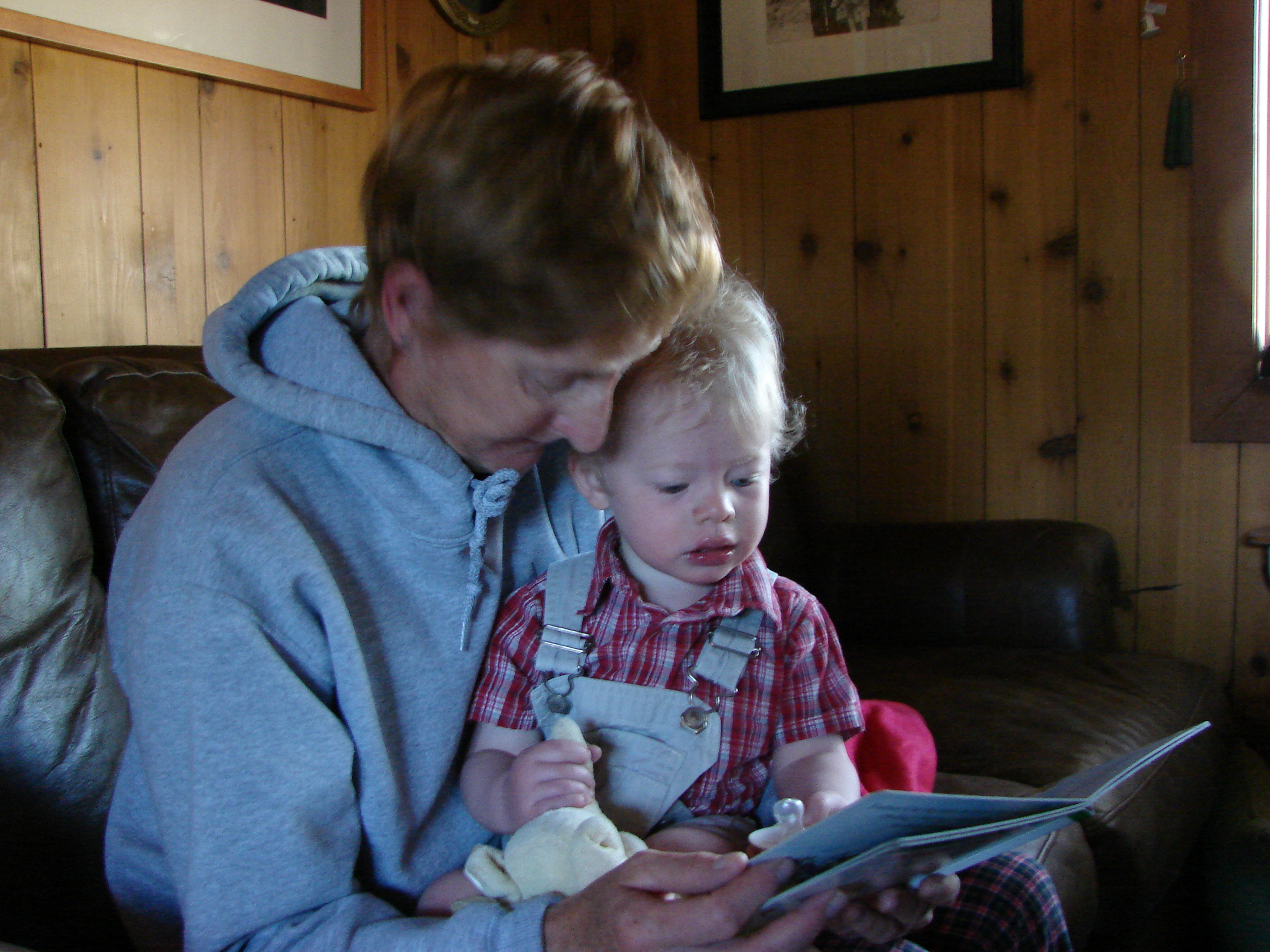 Last morning together, last chance for a book.