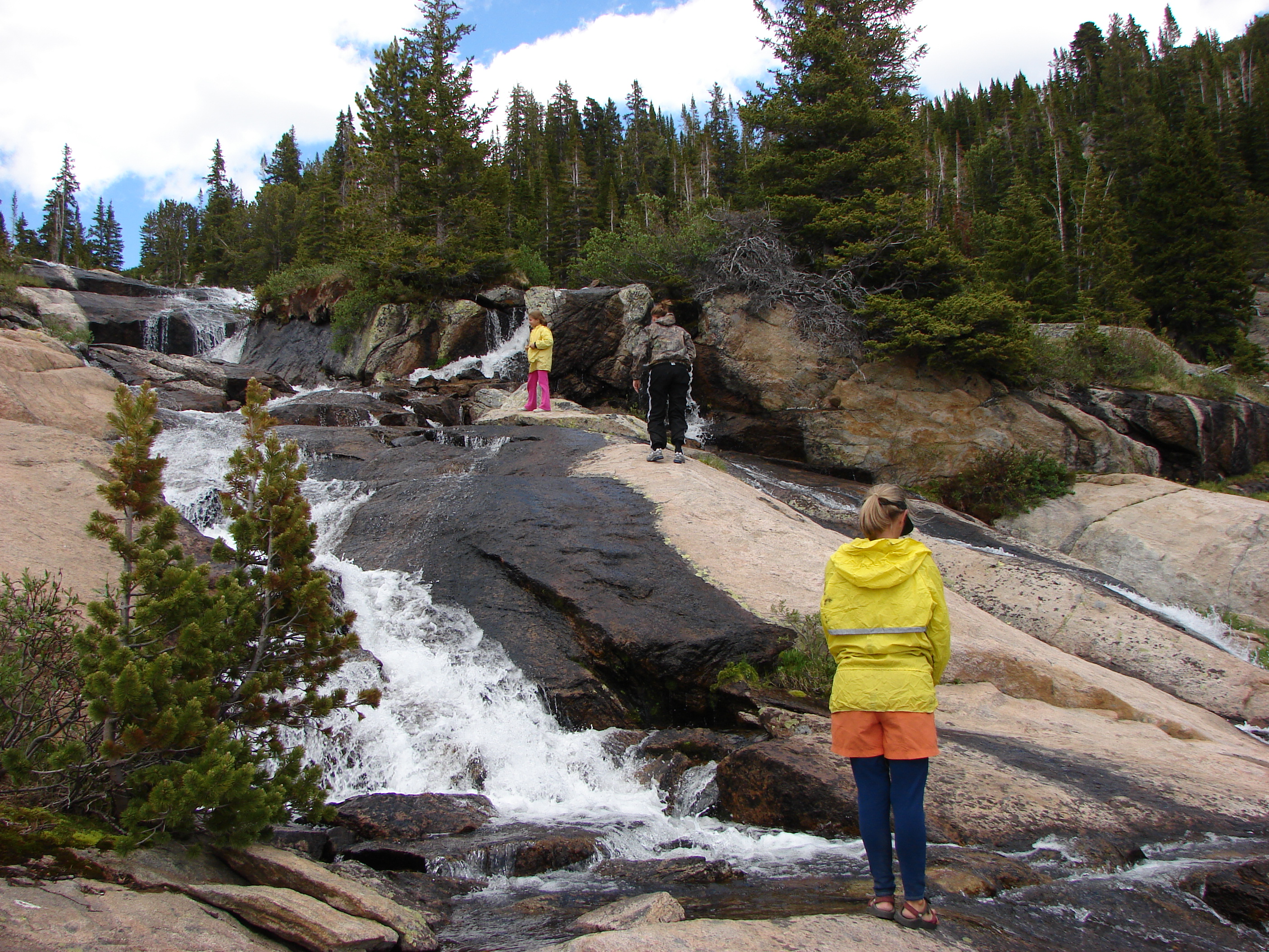 It was lots of fun to scramble over the rocks.