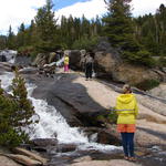 It was lots of fun to scramble over the rocks.