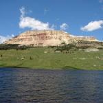 Beartooth Butte and Beartooth Lake.