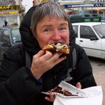 I had the first gaufre since Belgium in 2002.