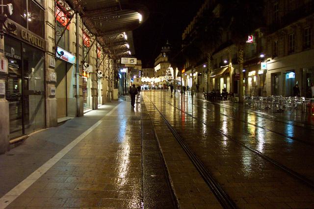 That evening we walked around Montpelier in a light rain and looked at the Christmas lights.