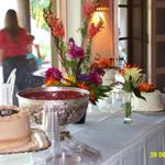 The cake table