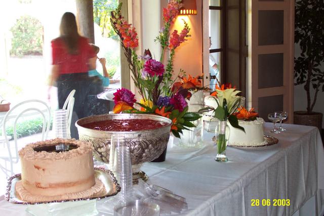 The cake table