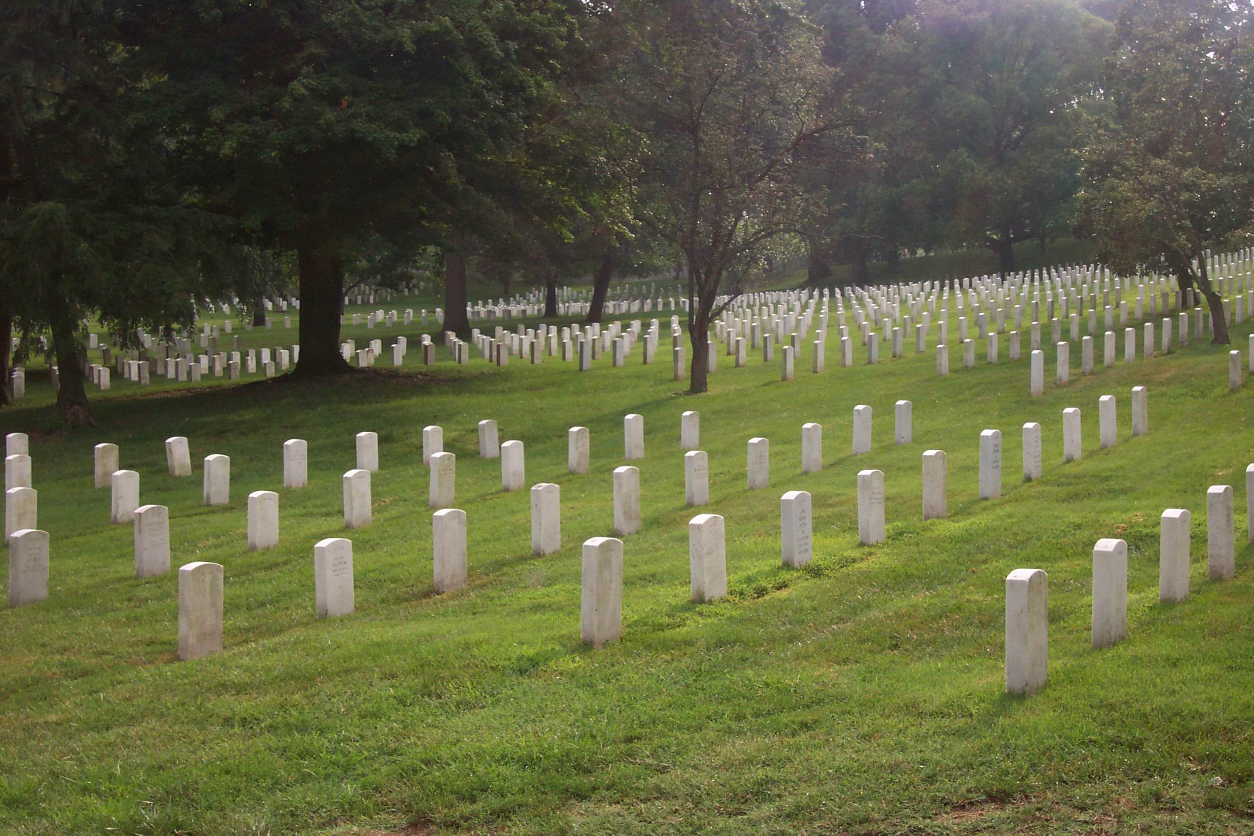 It was beautiful, but there are lots of gravestones.