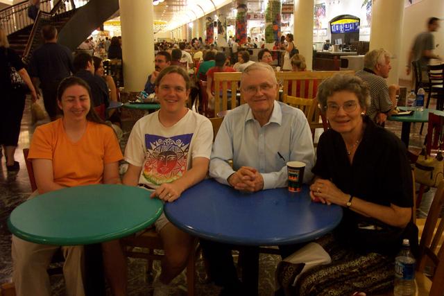 We had lunch with Linda's Uncle Peter and Aunt Marjo.