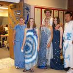 These are the seniors from my first-hour class in front of our prize-winning door.