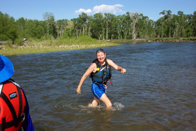 It sure is fun when you succeed and finally can get out of the cold water, though.