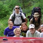 We had to pose at the trailhead.