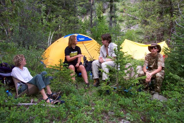 We made the exciting discovery that our car was an easy 10-minute walk from our camp!