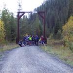 We rode the Hiawatha Bike Trail the last week-end in September.  It's an abandoned railroad bed on the Idaho/Montana border.