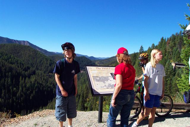 We stopped and read some of the interpretive signs.