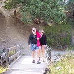 Bonnie and Mike are ready for hot potting after our first day of rafting.