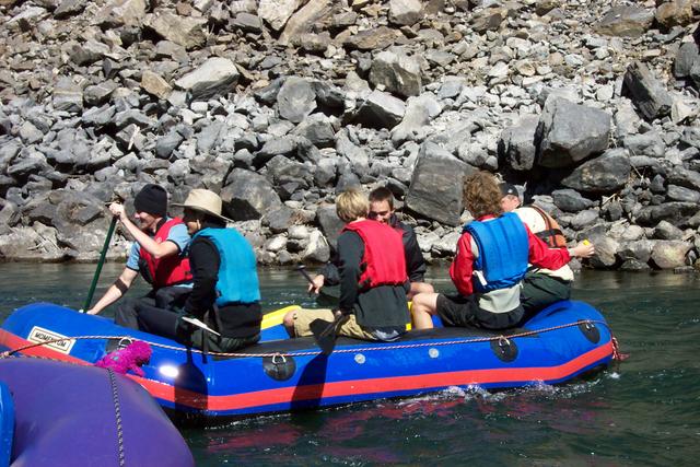 Tim had an awesome paddling crew.