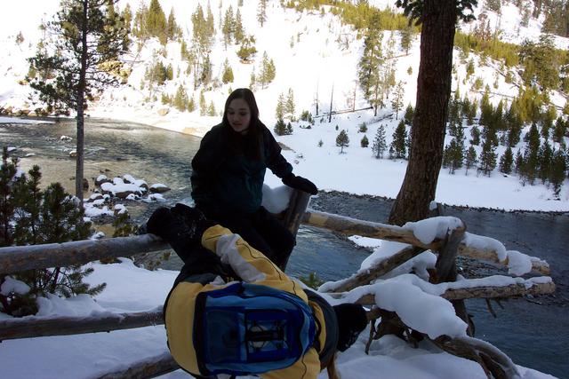 Have you heard the expression, "As easy as falling off a log"?  Kelsiann demonstrates.