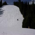 He loves to ski and this in one of his favorite runs.